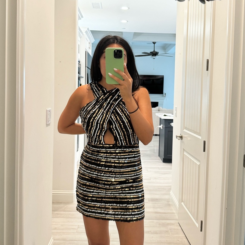 NWT Zara sequin dress